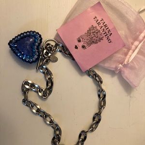 Tarina Tarantino “bubble” Heart Swarovski necklace